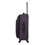 Protege PG-24-3PC2WPUR 3-Piece Purple Softside Luggage Set with 24 in Upright Suitcase, 22 in Duffel and Boarding Tote