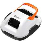 Gosvor Cordless Robotic Pool Cleaner for Above Ground Pools, Automatic Pool Vacuum Robot, 90 Mins Runtime, White, X1S