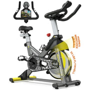 Pooboo D525KM03 Exercise Bike Stationary Bluetooth Indoor Cycling Bike Bicycle Magnetic Resistance Fitness Cycle Cardio Sport Upright