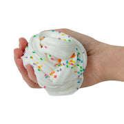 Orb Factory Birthday Cake Slime, Silky Stretchy Sensory Fidget Toy with Festive Sprinkles, Ages 5 and Up