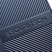 Securitech by Delsey Patrol 31 Large Checked Hardside Spinner Luggage, Durable Scratch-Resistant ABS Shell, Expandable, Smooth-Glide 360 Single Spinner Wheels, Blue, 40400680511