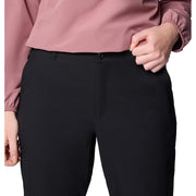 Columbia Leslie Falls II Womens Hiking Pants, Stretch Nylon-Elastane, Omni-Shield Water Repellent, Black, Size 4, Mid-Rise, Straight Leg, Cargo Style, 208708