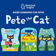 Educational Insights Hot Dots Pete the Cat Kindergarten Reading and Math Workbook with Electronic Pen, Multicolor, Ages 5 and Up, 2456