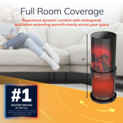 Lasko 5,118 BTU Ceramic Space Heater with 3D Fireplace Display