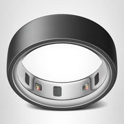 Oura Ring 4 Stealth Smart Ring, All-Titanium, Health Tracker with Smart Sensing, Water Resistant, Long Battery Life, Size 7, JZ90-54218-07
