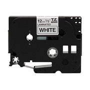 Brother TZE241 18mm Laminated Tape, Black on White