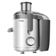 GDOR Juicer Machine, Dual Speed Centrifugal Extractor, Titanium Enhanced Cut Disc, 2.5 in Feed Chute, Anti-Drip, Includes Cleaning Brush, White, JE2003W