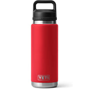 YETI Rambler 26 oz Insulated Beverage Bottle with Leakproof Chug Cap, Stainless Steel, Rescue Red