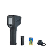 Ooni Digital Infrared Thermometer, Laser-Guided, Adjustable Emissivity, Full-Color LCD Display, Temperature Scan Mode, Black, UU-P25B00