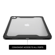 Body Glove 100141681 Slim Rugged Tablet Case for iPad Air 13 and iPad Pro 12.9, Black/Clear, Hard Polycarbonate and TPU, Drop Protection up to 6 Feet