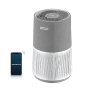 Rowenta Pure Air City Air Purifier, Portable, 360 HEPA Filtration, Smart Technology, White, 876 Sq Ft Coverage, PU2840U1