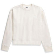 The North Face Evolution Fleece Crew-Neck Long-Sleeve Sweatshirt for Ladies White Dune S