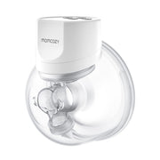 Momcozy S12 Pro-V Wearable Breast Pump, Single, Wireless Hands-Free, Silent Operation Below 45dB, Long Battery Life 1200mAh, White, BP056-WH00BA