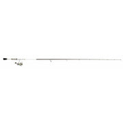 Lew's MACH 1 Spinning Fishing Rod and Reel Combo, 7-Foot IM7 Graphite Rod, Light Power, Fast Action, Size 100 Reel, 10-Ball Bearings, 5.2:1 Gear Ratio, Gray Black Blue, MH1070LFSG3