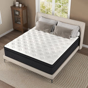 Yilicy 12 Inch  Gel Memory Foam & Spring Hybrid Medium Comfort Mattress in a Box, Queen