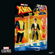 Hasbro Marvel Legends Sunspot Action Figure, X-Men '97 Series, 6-Inch, 20+ Points of Articulation, Includes 4 Accessories, Retro-Style Packaging