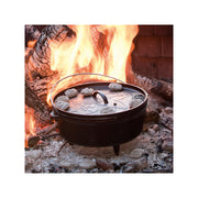 Lodge 6-Quart Cast Iron Camp Dutch Oven