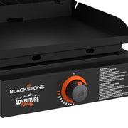Blackstone Adventure Ready Outdoor Griddle, Single Burner 17 in Propane Flat Top Grill, Black, 2493