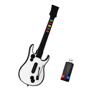 NBCP KT610 2.4G Wireless Guitar for Clone Hero PC PS3 Rock Band White