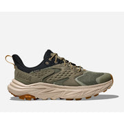 HOKA Anacapa 2 Low GTX Waterproof Hiking Shoes for Men - Sea Moss/Oatmeal 13M