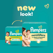 Pampers Swaddlers Diapers, Size 4, 66 Count, Superior Dryness, Advanced Leak Protection, Hypoallergenic, Pillowy Soft