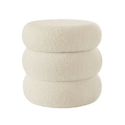 Mainstays MS2027704710-27 Boucle Cloud Storage Ottoman, Cream