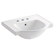 KOHLER K-5247-8-0 Veer Widespread Sink Basin, 21-Inch, White