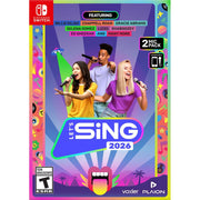 Plaion Let's Sing 2026 Karaoke Game with 2 Microphones, Multiplayer for Up to 4 Players, VIP Pass with 180+ Songs, Nintendo Switch