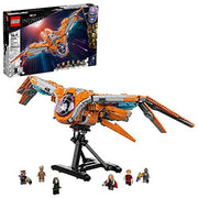 LEGO Marvel The Guardians Ship Building Toy Set, 1902 Pieces, Includes Star-Lord, Groot, Rocket, Mantis, Thor, Chitauri Minifigures, Rotatable Display Stand, 76193