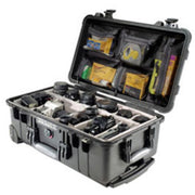 Pelican 1510 Protector Carry-On Utility Case with Customizable Foam, Watertight, Crushproof, Dustproof, Black