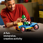 LEGO Mario Kart Luigi & Mach 8 Building Set, Collectible Display Model, 2,234 Pieces, Ages 18+, 6589472