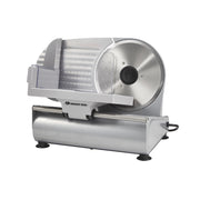 Mossy Oak Electric Meat Slicer, 7.5-Inch Serrated Stainless Steel Blade, Adjustable Thickness Dial, 150-Watt Motor, BPA-Free Food Pusher
