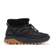 Columbia Snowtrot Shorty Women's Winter Boots, 200g Insulation, Omni-Heat Lining, Black Sea Salt, Size 8, Synthetic Upper, 2075121