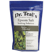 Dr Teals Epsom Salt Soaking Solution, 3 lb. W/Eucalyptus Spearmint