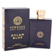 Versace Pour Homme Dylan Blue Bath and Shower Gel, Woody Aromatic Fragrance, 8.4 oz, 721027