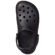 Crocs Mens Classic Black Ankle High Rubber Sandal, Black, 10M