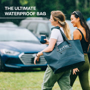 RTIC Ultra-Tough Tote Bag, Waterproof, Puncture-Resistant TPU Fabric, Navy, 40 L, 19702