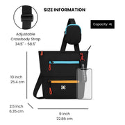 Sherpani Sadie Crossbody Bag with Strap Pocket - Chromatic