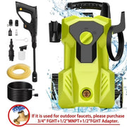 UMTIMATY Electric Pressure Washer, 4000 PSI, 2.8 GPM, 2000W Motor, Portable with Foam Cannon, 26ft Hose, Waterproof Design