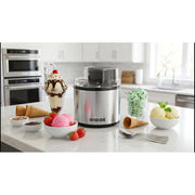 OllDIDE Ice Cream Maker, 2-Qt Insulated Freezer Bowl, LCD Screen, Built-In Timer, Corded Electric, SU-501