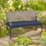 Better Homes & Gardens Premium Outdoor Bench Seat Cushion, Navy, 48 in x 18 in