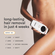 Nood Flasher 2.0 IPL Laser Hair Removal Device, Pain-Free Permanent Results, Matte Black, Corded KCA423