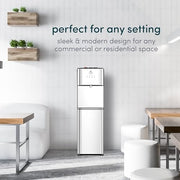Avalon Bottom Loading Water Cooler with Filtration, Hot Cold Room Water, Stainless Steel, 3-Gallon Bottle, A3F