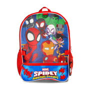 Marvel MSCF613-W Spidey & Friends 6-Piece Backpack Set With Headphone - Blue