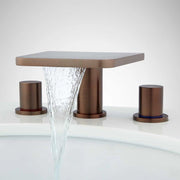 Knox Widespread Waterfall Faucet with Pop-Up Drain - Overflow - Oil Rubbed Bronze