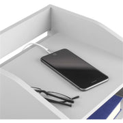 WHITMOR 642212122ALY Multi-section Vertical Organizer - White Easy Assembly Fits 11-inch Cube