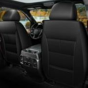 AOMSAZTO ZY002-014-BLKLINE Custom Seat Covers for Ford F150 2009-2026 F250/F350/F450 2017-2026: 5 Seat Full Set, Black
