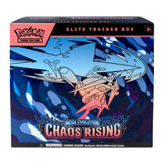 Pokmon Chaos Rising Elite Trainer Box Mega Evolution Expansion with 9 Booster Packs Full-Art Fennekin Promo Card 65 Card Sleeves Energy Cards Dice Collector's Box