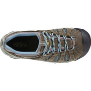 Keen 1011523 Voyageur Hiking Shoes for Ladies - Brindle/Alaskan Blue - 6M