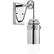 Progress Lighting P7117-1530K9 Beaker One-Light Wall Sconce, Polished Chrome